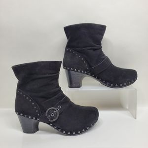 Dansko Nikita Suede Slouch Booties
